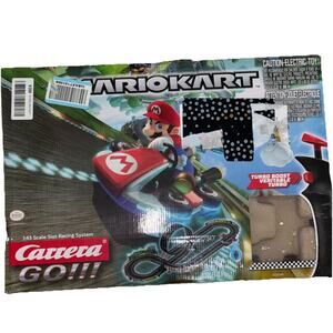 Carrera GO!!! Nintendo Mario Kart 1/43 Slot Car Set 62941 Open Box